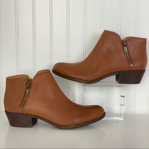 Lucky Brand Burklee Double ZIP Ankle Bootie 8.5 - Picture 2 of 11